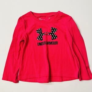 Under Armour Girl’s Pink Long Sleeve Shirt 18 Months